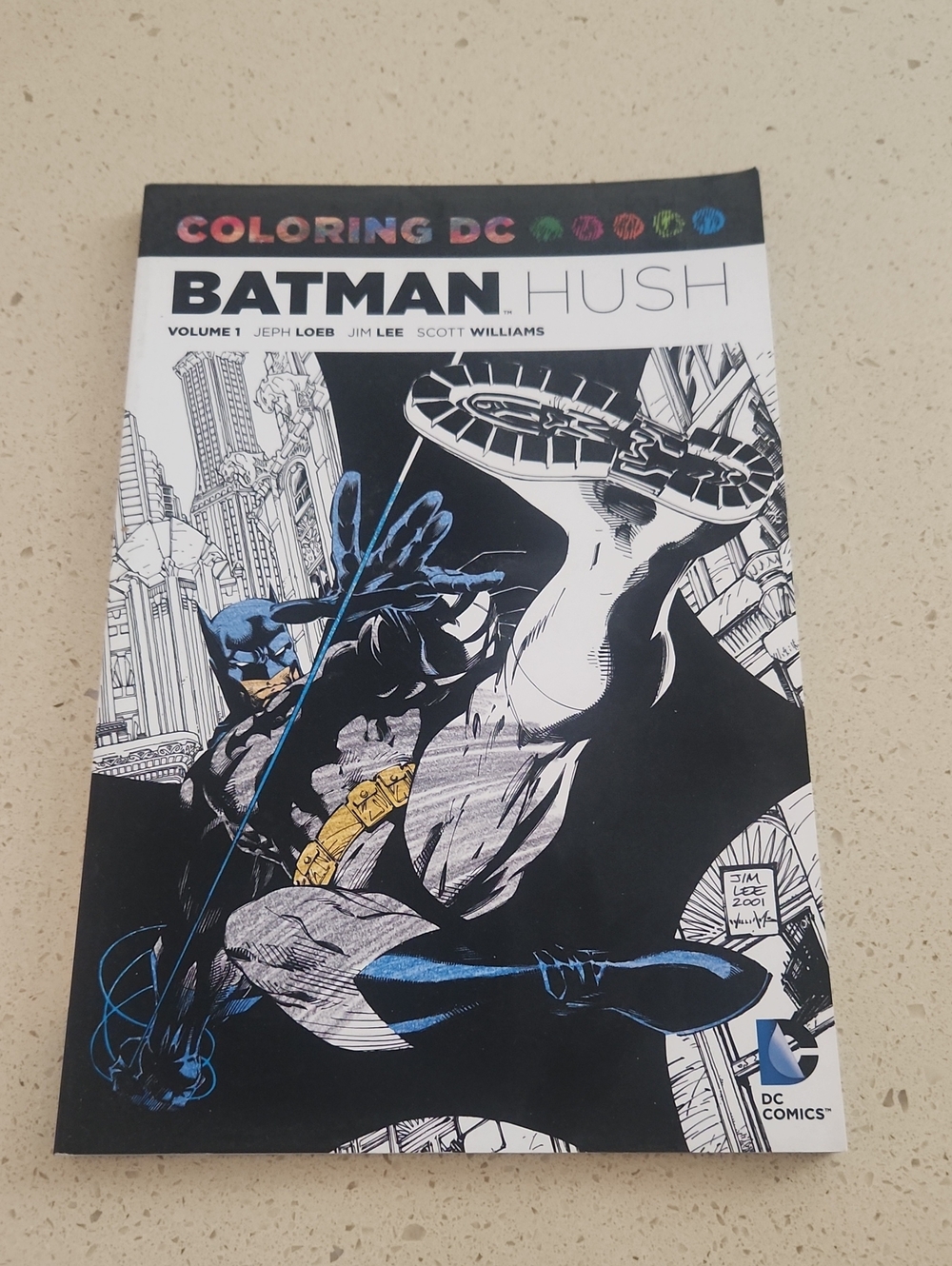 Coloring DC Batman Hush Comics Coloring Book
